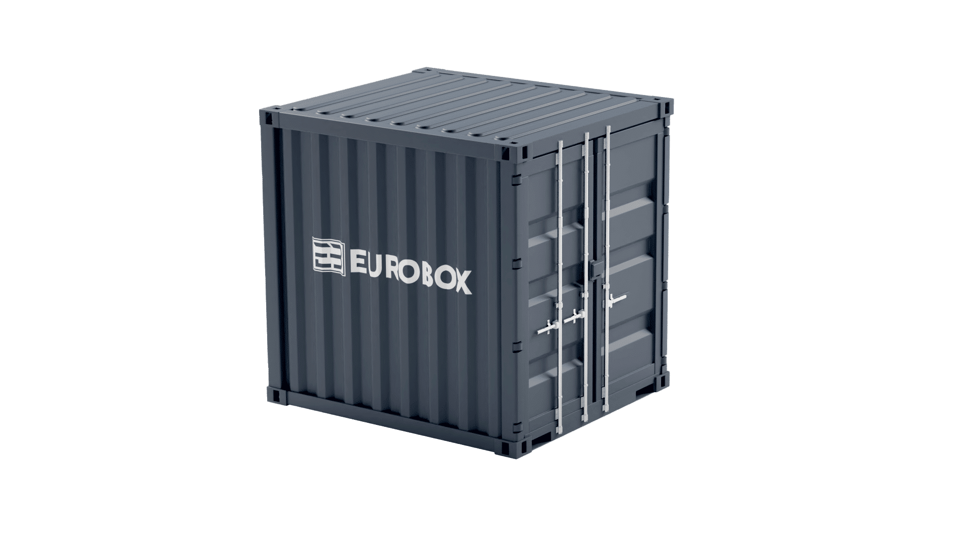 Container de stockage-Gris-eurobox-3D-containers