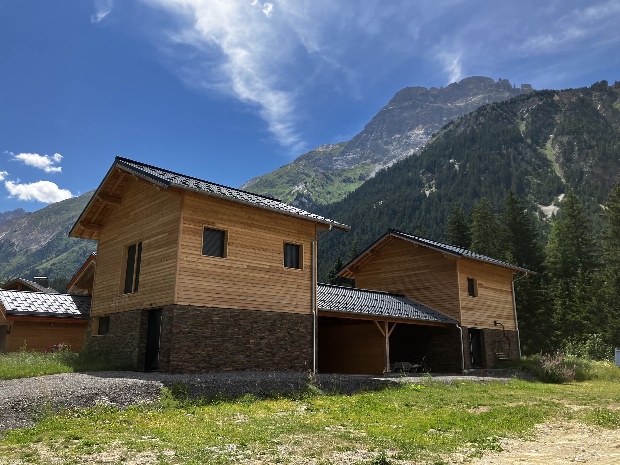 Chalet en containers