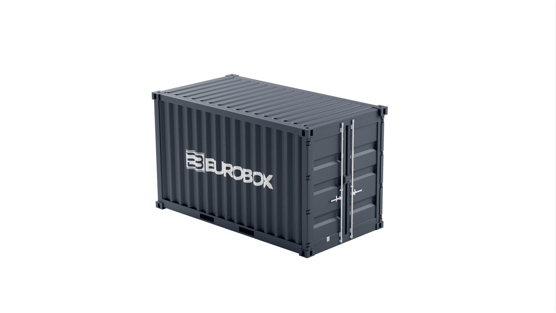 Container de stockage 15 pieds Eurobox Gris foncé