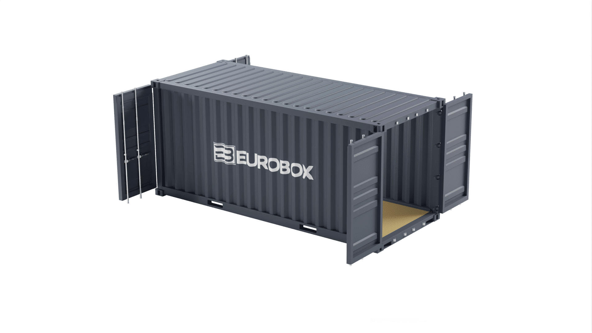 Container 20 pieds doubles portes Eurobox