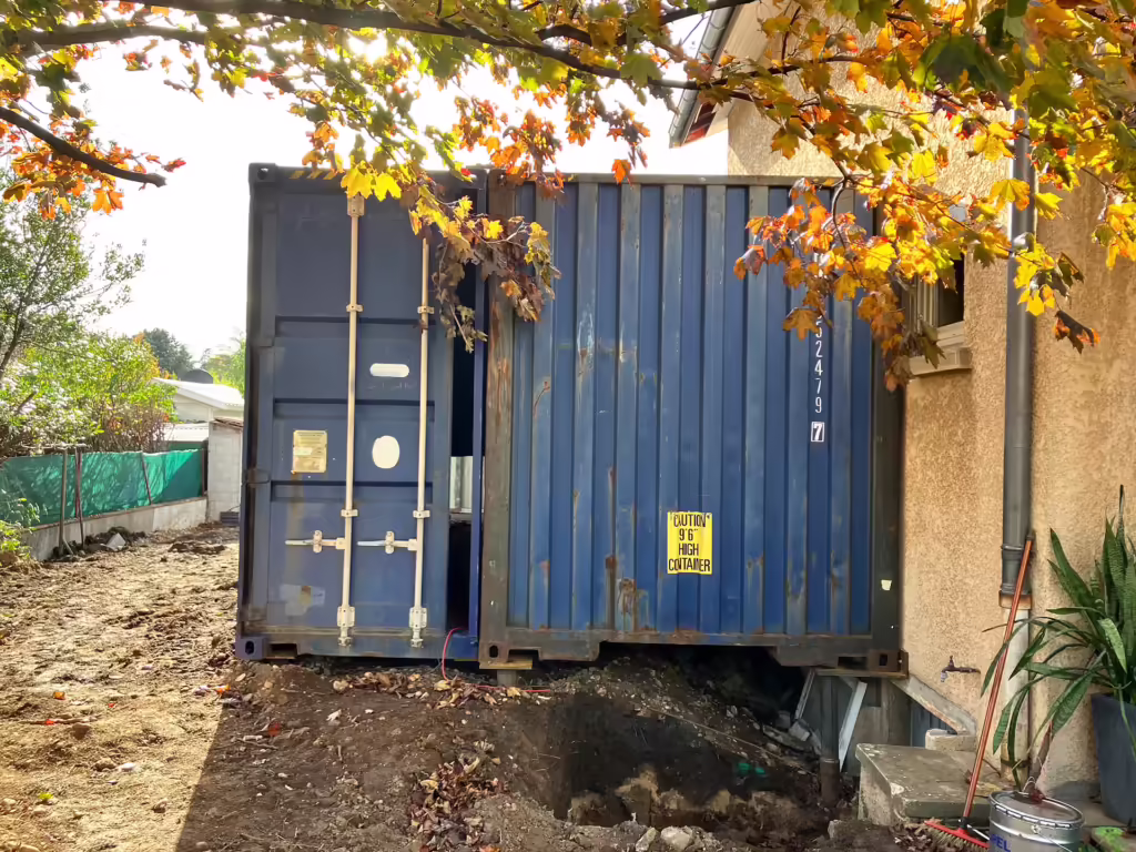 Fondation pour maison ou extension de maison avec pieux vissé - Maison en containers - Conteneur neuf ou d'occasion - Achat de container
