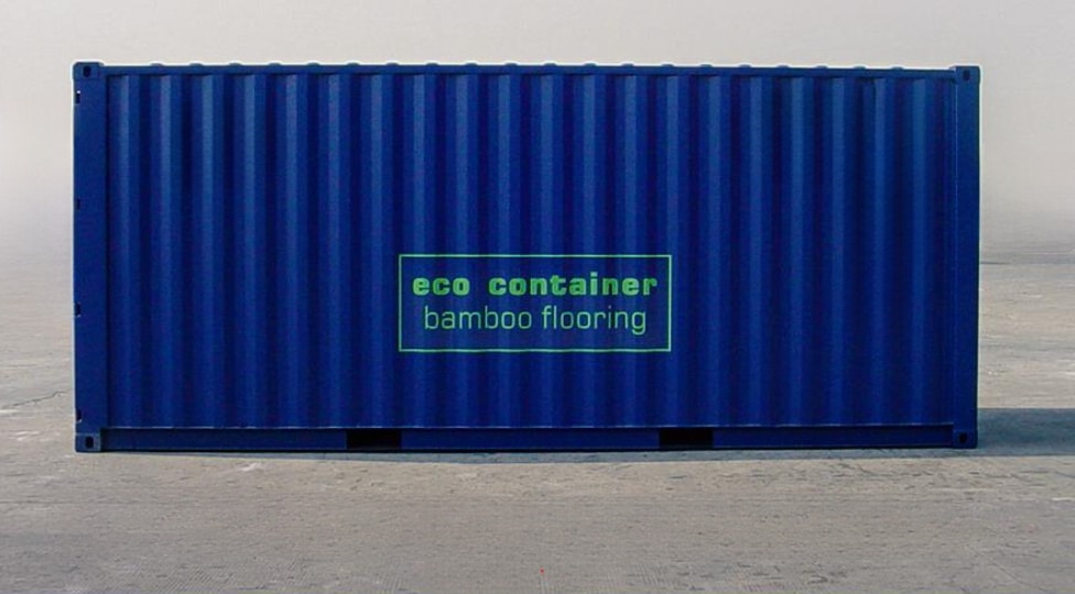 Container plancher en bambou