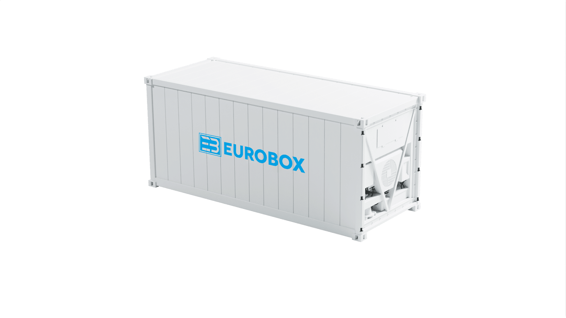 Container 20 pieds reefer blanc Eurobox