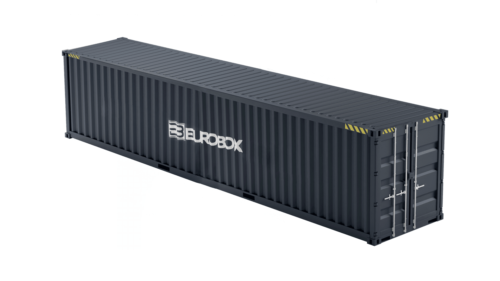 Container maritime 40 pieds noir Eurobox
