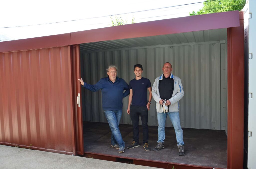 Les jardins de Lucie container maritimes 20 pieds transformé par Eurobox