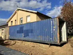 Extension de maison en container 40 pieds