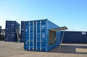 Container 20 pieds High cube. Eurobox numéro 1 de la vente de conteneur en région Auvergne Rhône-Alpes, Container traitement des eaux, Container dépollution, conteneur traitement des eaux