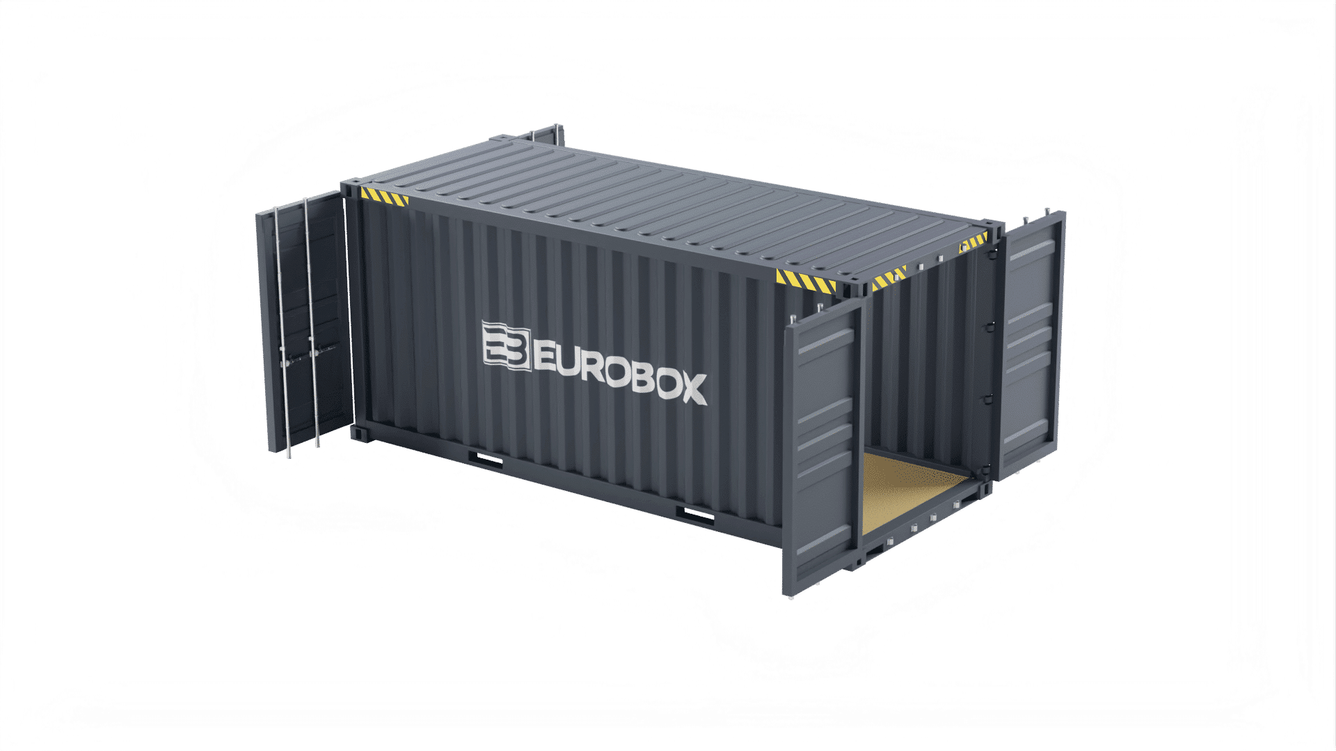 Container double porte 20 pieds high cube