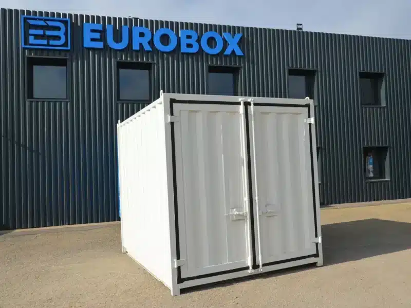 10pieds d'occasion vente de container d'occasion 10pieds à Lyon par Eurobox, petit conteneur 10 pieds