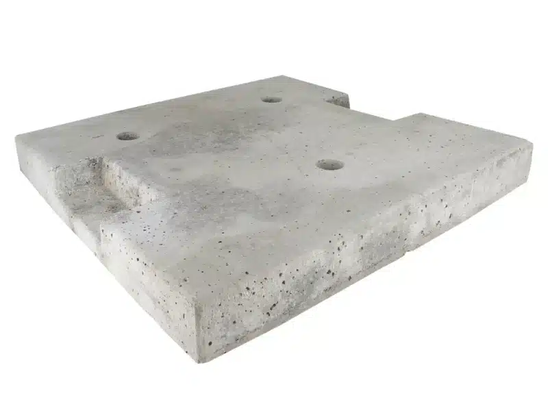 Cale en béton pour container maritime, accessoire pour la ventilation isolation conteneur,