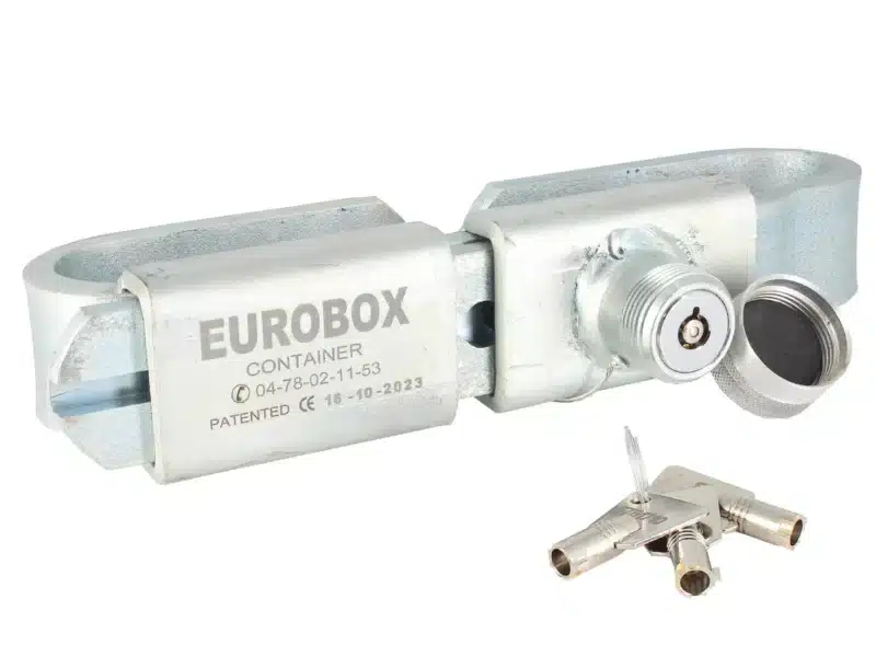 Shutlock pour conteneur 10pieds d'occasion ou semi-remorque, verrouillage conteneur, sécurité cadenas, container d'occasion sans cache cadenas