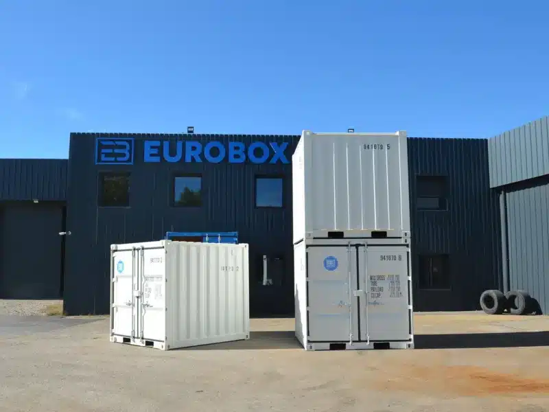 Pile de conteneur de 8 pieds avec des vrai coin iso pour le stockage, acheter un petit container maritime